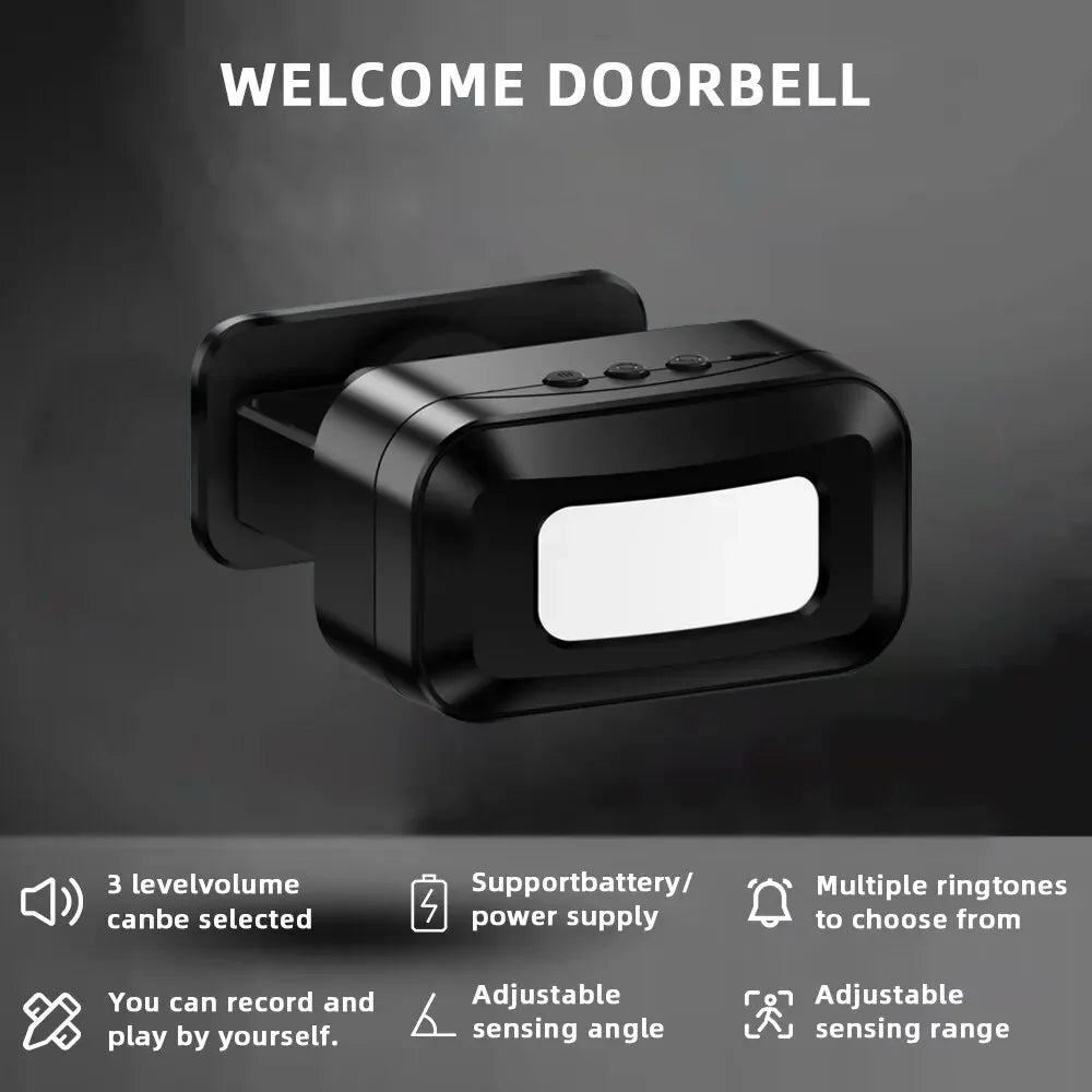 Smart trådlös dörrklocka med rörelsesensor