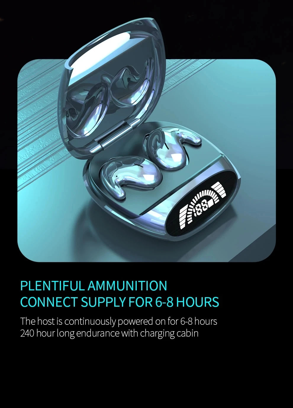 Mini Sleep Earbuds – Trådlösa & Diskreta Bluetooth 5.3 Hörlurar