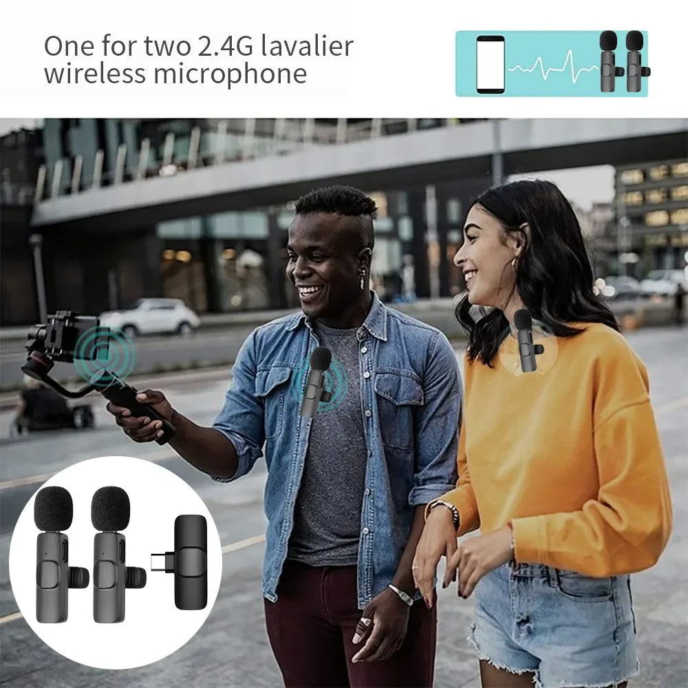 Trådlös mikrofon för iPhone & Android – Kristallklart ljud
